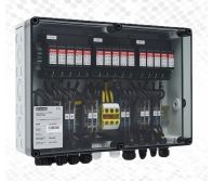 Solar DCDB DC Distribution Box 1000VDC 1250A String Fuses Isolator SPD | IP66 Aluminum Housing DIN Mount | String Level Monitoring Current Sensing | TUV/IEC Certified UAE PV Plant Distribution